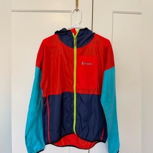 Cotopaxi Blue and Red Windbreaker- M’s Small